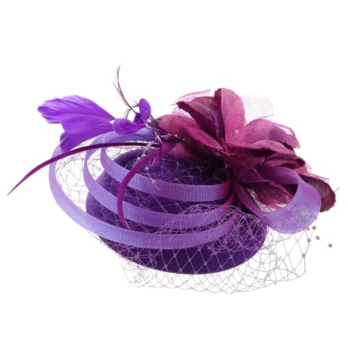 SAFIGLE Braut-kopfschmuck Für Frauen Banketthut Teeparty Fascinator Kopfbedeckungsset von SAFIGLE