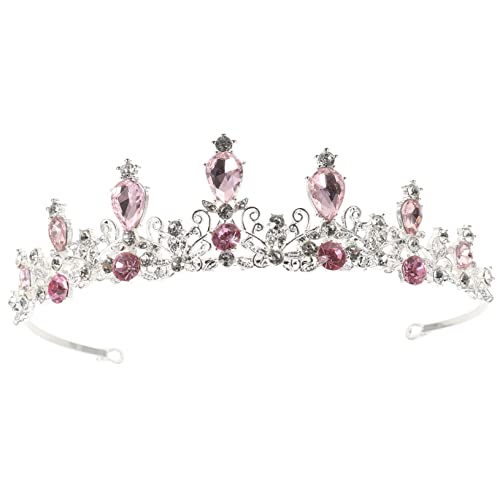 SAFIGLE Braut-tiara-ornament Aus Legierung Mit Strass Für Hochzeit Party-tiaras Für Mädchen Und Frauen Zierlich Und Elegant Passend Für Verschiedene Anlässe von SAFIGLE
