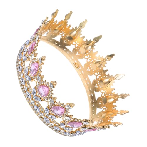 SAFIGLE Brautkrone Hochzeitskopfschmuck Vintage Strass Tiara Braut- Brauthochzeit Brautjungfer Krone Für Frauen Gast Schmuckkronen Aus Strass Mädchen Hochzeit Tiara Zubehör Rosa Legierung SAFIGLE Brautkrone Hochzeitskopfschmuck Vintage Strass Tiara Braut- Brauthochzeit Brautjungfer Krone Für Frauen Gast Schmuckkronen Aus Strass Mädchen Hochzeit Tiara Zubehör Rosa Legierung von SAFIGLE