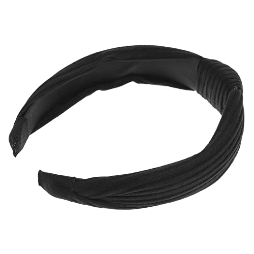 SAFIGLE Breiter Haarreif für Damen Haarband Schwarz für Freizeit und Festtagslooks Langlebig und Perfektes Accessoire für Outfit von SAFIGLE