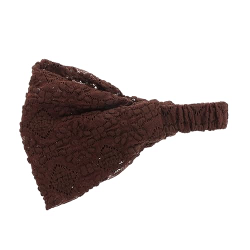 SAFIGLE Breites Stirnband Aus Spitze Für Damen Dehnbares Kopftuch Zum Kaschieren Von Weißem Haar Modisches Stirnband Im Boho-stil Für Jeden Anlass von SAFIGLE