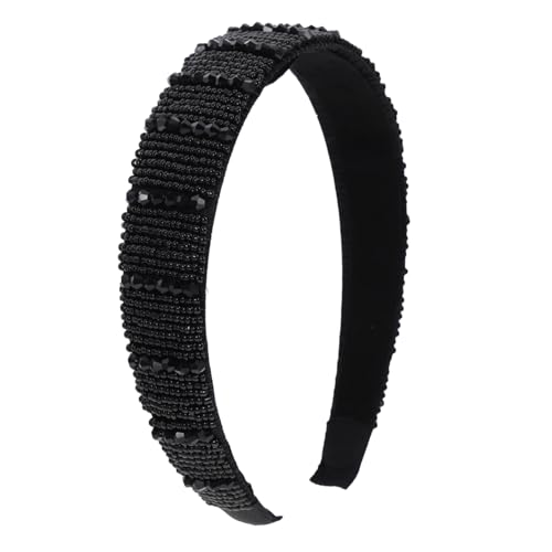SAFIGLE Breites Strass Stirnband für Mädchen Haaraccessoire für Hochzeiten und Partys Komfortabel und Vielseitig für Festliche Anlässe von SAFIGLE