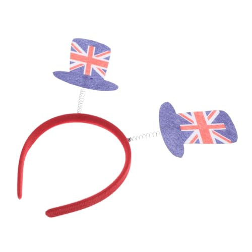 SAFIGLE Stirnband Mit Nationalflaggen England-flagge Britisches Feier-haarband Für Sportspiele von SAFIGLE