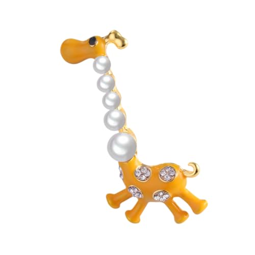 SAFIGLE Brosche mit Giraffenmuster Muschelbrosche Ansteckblume weihnachtsbroschen brosche weihnachten broschen für kleidung Metallbrosche Kleideraccessoires Hülse Korsage Schmuck Stift von SAFIGLE