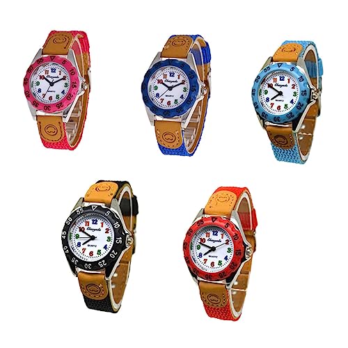 SAFIGLE Cartoon-Nylon-Quartz-Armbanduhr Für Schüler Präzise Zeitmessung Kinderuhr Für Jungen Und Mädchen Langlebiges Design von SAFIGLE