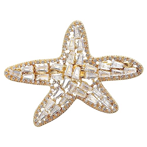 SAFIGLE Catch Pearl Haarschmuck Krallenspange Haarschmuck Für Partys Haarklammer Damen Haar Mädchen Krallenclip Haarklammer Kieferclip Haarspange Für Mädchen Legierung Golden von SAFIGLE