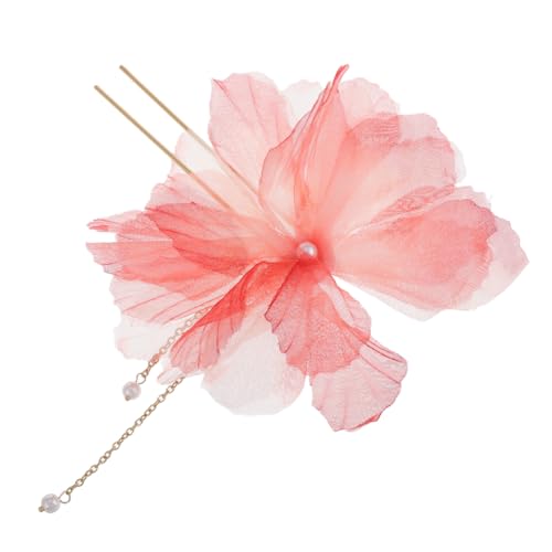 SAFIGLE Chinesische Haarnadeln Mit Blumenperlen Und Quasten Hanfu-haarschmuck Im Traditionellen Stil Für Frauen Robust Und Langlebig Für Verschiedene Anlässe von SAFIGLE