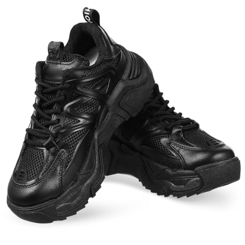 SAFIGLE Chunky Sneaker Damen mit Dicker Sohle rutschfeste Sportschuhe aus Langlebigem PU Modische Schnürer für Alltag und Outdoor Bequeme Plateauschuhe Vielseitig Kombinierbar SAFIGLE Chunky Sneaker Damen mit Dicker Sohle rutschfeste Sportschuhe aus Langlebigem PU Modische Schnürer für Alltag und Outdoor Bequeme Plateauschuhe Vielseitig Kombinierbar von SAFIGLE