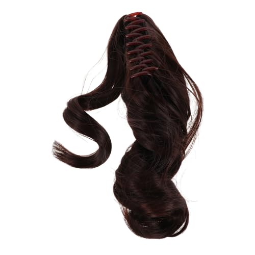 SAFIGLE Claw Clip Ponytail Extension Dunkelbraun Curly Kurze Lockige Ponytail Haarteil Weiches Synthetik Haarstück Für Frauen Alltag Und Party SAFIGLE Claw Clip Ponytail Extension Dunkelbraun Curly Kurze Lockige Ponytail Haarteil Weiches Synthetik Haarstück Für Frauen Alltag Und Party von SAFIGLE