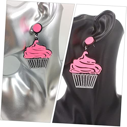 SAFIGLE Cute Cupcake Ohrhänger Damen Leichte Dangle Ohrringe Modeschmuck Für Party Alltag von SAFIGLE