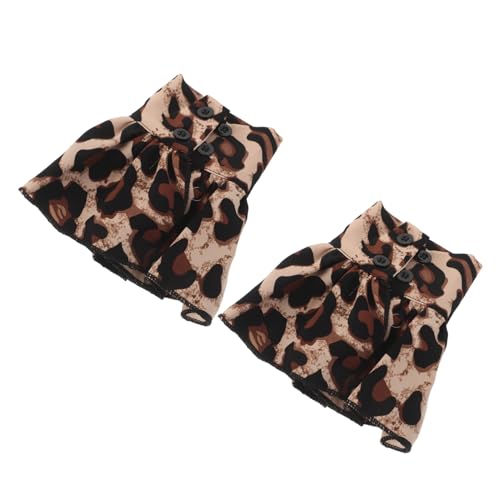 SAFIGLE Damen Abnehmbare Leopardenmuster Fake Ärmel Manschetten Modische Handgelenk Accessoires für Blusen Pullover Jacken Vielseitige Bequeme Schmuckstücke für Alltag und Party von SAFIGLE