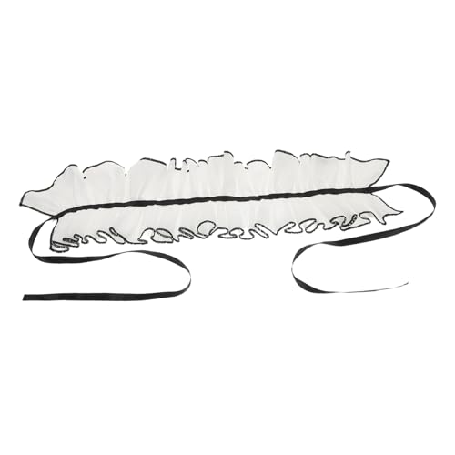 SAFIGLE Damen-faltenkragen Aus Baumwolle Abnehmbar Mit Plissee-design Für Vielseitigen Einsatz Dekorativer Falschkragen Für Jedes Outfit Stilvoller Halskragen Für Damen von SAFIGLE