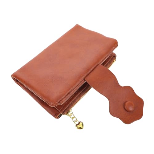 SAFIGLE Damen Geldbörse Mit Reißverschluss Multifunktionales Kartenetui Vintage Blumen Design Umhängetasche Für Damen Kompakte Handtasche Für Karten Und ünzen von SAFIGLE