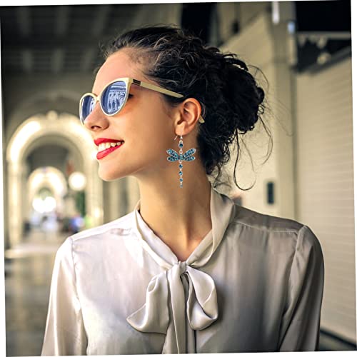 SAFIGLE Damen Libellen Ohrhänger mit Funkelnden Strasssteinen Leichte Statement Ohrringe für Alltag Party Hochzeit Geschenkidee für Frauen Modischer Schmuck in Blau SAFIGLE Damen Libellen Ohrhänger mit Funkelnden Strasssteinen Leichte Statement Ohrringe für Alltag Party Hochzeit Geschenkidee für Frauen Modischer Schmuck in Blau von SAFIGLE