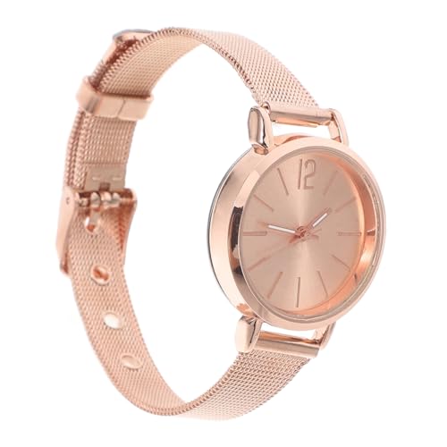 SAFIGLE Fashion Damen Armbanduhr Mit Mesh-Armband Elegante Quarzuhr Roségold Für Frauen Als Zu Weihnachten Geburtstag Oder Valentinstag von SAFIGLE