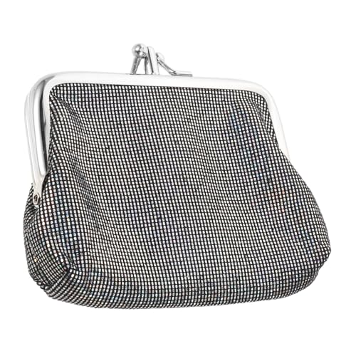 SAFIGLE Kiss Lock Münzbörse Vintage Kleiner Geldbörse für Damen Kleine Clutch mit Schnallenverschluss Kompakt für Münzen Karten Schlüssel Elegantes Accessoire für Partys und Alltag von SAFIGLE