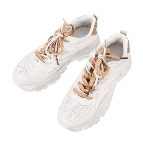 SAFIGLE Damen Sneaker Mesh Sportschuhe Atmungsaktiv Leicht rutschfest Vielseitig für Outdoor Laufen Freizeit Modisch Bequeme Lauf Freizeitschuhe mit Flexibler Sohle von SAFIGLE