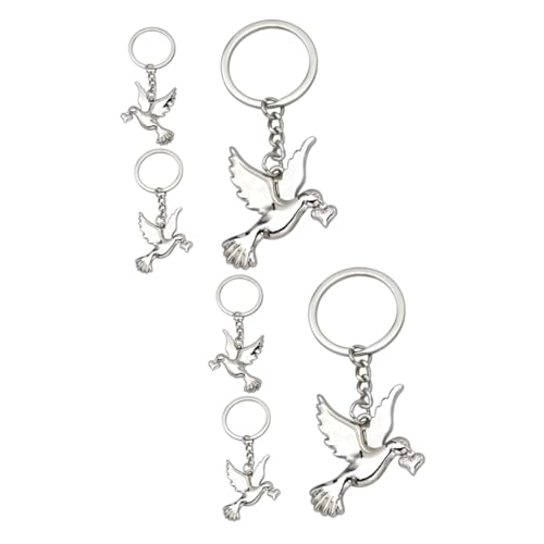 SAFIGLE Die Taube Mit Dem Rucksack 6 Stück Friedenstauben Schlüsselanhänger Für Autoschlüssel Geldbörse Schlüsselanhänger Anhänger en Vögel en Roter von SAFIGLE