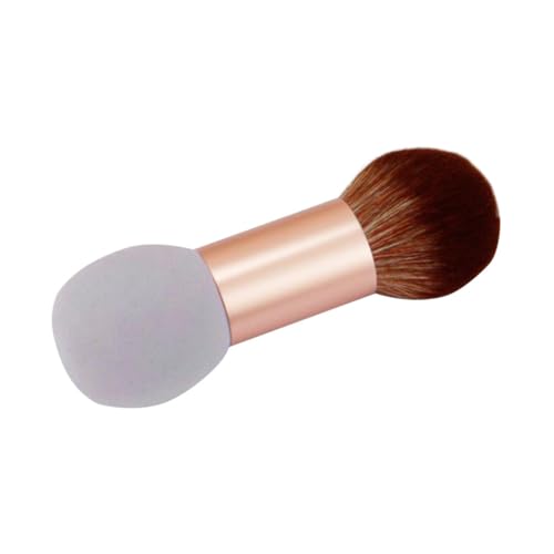 SAFIGLE Doppelköpfiger Make up Pinsel Für Losen Puder Und Rouge Kosmetikpinsel Mit Holzgriff Für Damen Leicht Und Tragbar Für Täglichen Gebrauch Und Reisen von SAFIGLE