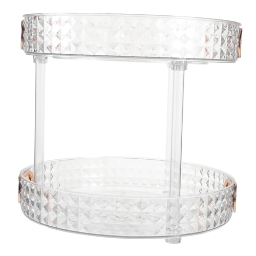 SAFIGLE Drehbarer Make-up-organizer Aufbewahrungs-organizer Für Kosmetik Kleiner Make-up-organizer Mit Drehbarem Halter Badezimmer-organizer Für Schminktisch von SAFIGLE