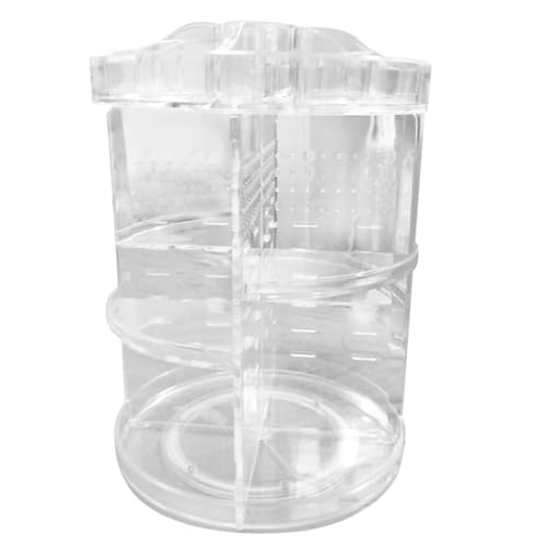 SAFIGLE Drehbarer Make-up-organizer Transparente Kosmetik-aufbewahrungsbox Mit Verstellbaren Für Ohrringe Und Make-up-produkte SAFIGLE Drehbarer Make-up-organizer Transparente Kosmetik-aufbewahrungsbox Mit Verstellbaren Für Ohrringe Und Make-up-produkte von SAFIGLE