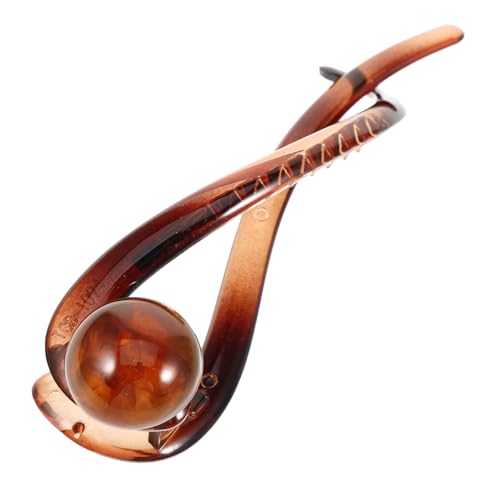 SAFIGLE Haarknoten Halter Gedrehte Haarspange Für Dickes Haar Fester Clip Robust Elegant Haarschmuck Für Frauen Für Hochzeiten Und Partys von SAFIGLE