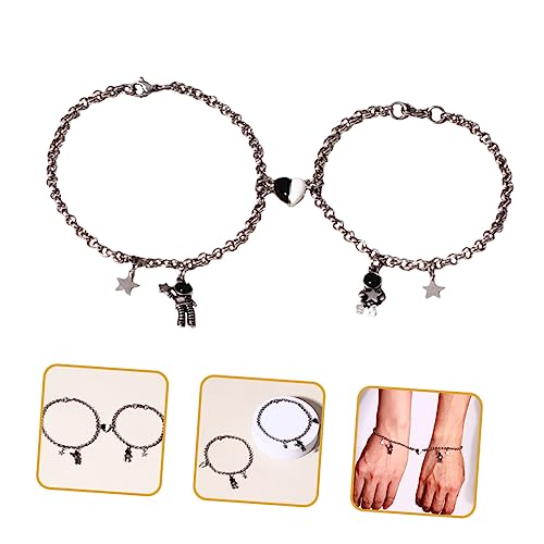 SAFIGLE Einstellbare Partnerarmbänder mit Astronaut Design Leichtes Armband für Verformungsbeständig Komfortabel Tragbar Symbolisches SAFIGLE Einstellbare Partnerarmbänder mit Astronaut Design Leichtes Armband für Verformungsbeständig Komfortabel Tragbar Symbolisches von SAFIGLE
