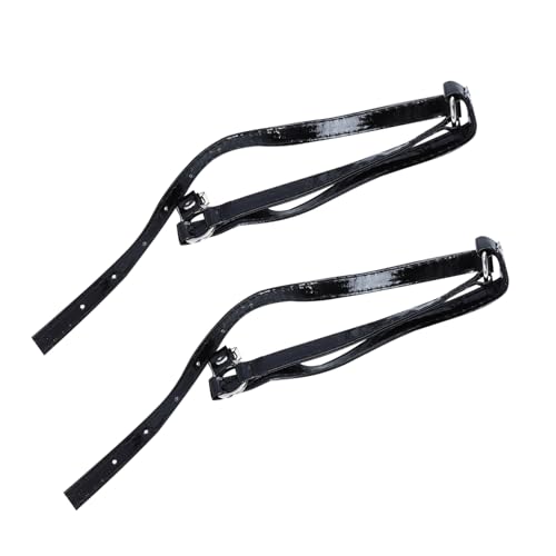 SAFIGLE Elastische Pu schuhriemen für High Heels mit Fester Metallschnalle Rutschfeste Fersenfixierung Verstellbar Modisch für Damen Pumps und Absätze Geeignet von SAFIGLE