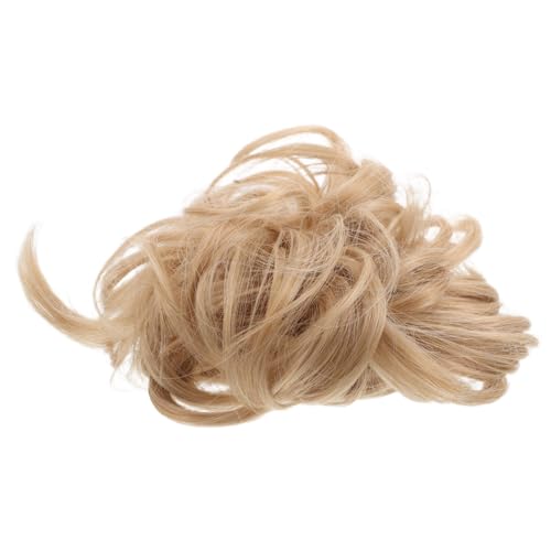SAFIGLE Elastisches Gewelltes Lockiges Haarbun Scrunchies für Damen Synthetische Chignon Haarkreationen Unsichtbar und Voluminös für Alltag und Cosplay von SAFIGLE