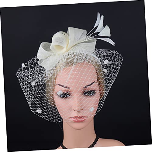 SAFIGLE Eleganter Braut Haarschmuck Mesh Stirnband Leichtes Langlebiges Party Kopfschmuck für Frauen Modischer Netz Haarclip für Hochzeit Brautjungfern und Festliche Anlässe Komfortabel von SAFIGLE