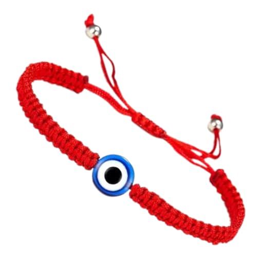 SAFIGLE Schutz Evil Eye Charm Verstellbares Handgelenkskette Webarmband Mit Bösem Blick Anhänger Für Damen Schmuck von SAFIGLE