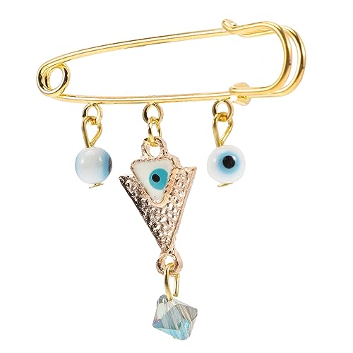 SAFIGLE Evil Eye Brosche mit Blauem Auge Retro Anstecknadel für Schal Cardigan und Pullover Damen und Herren Schmuck Modeschmuck Brosche für Festliche Anlässe und Alltag von SAFIGLE