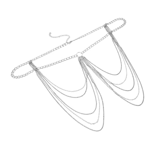 SAFIGLE Exklusive Körperkette für Damen mit Funkelnden Strasssteinen Verstellbare Modisches Fransen Design für Partys und Besondere Anlässe um Ihre und Ihren zu Betonen SAFIGLE Exklusive Körperkette für Damen mit Funkelnden Strasssteinen Verstellbare Modisches Fransen Design für Partys und Besondere Anlässe um Ihre und Ihren zu Betonen von SAFIGLE