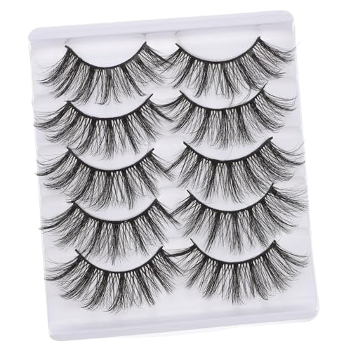 SAFIGLE Falsche Wimpernverlängerungen Für Damen Diy Künstliche Falschwimpern Synthetische Wimpern Natürlicher Look Geeignet Für Tages Und Abendmake-up von SAFIGLE