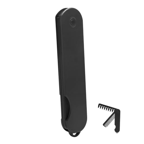 SAFIGLE Faltbarer Bartkamm Für Männer Mit Breiten Zähnen Klappbarer Reisekamm Für Haar Und Bartpflege Kompakter Haarkamm Für Unterwegs von SAFIGLE