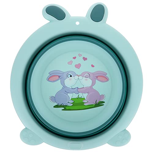 SAFIGLE Faltbares Waschbecken Für Babyflaschen Klappbar Tragbar Waschschale Babybecken Becken Reisewaschbecken Kleine Waschschüssel von SAFIGLE