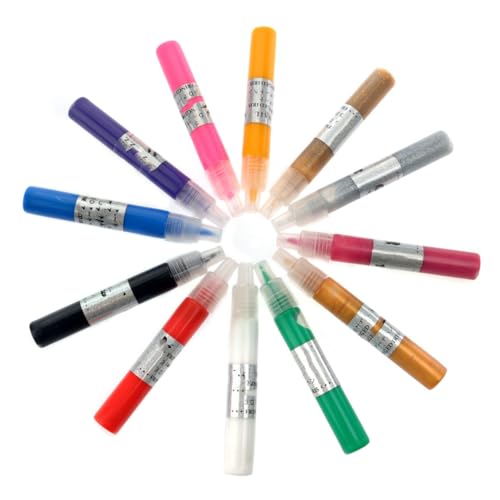 SAFIGLE Farben Uv Gel Acryl Tipps Nail Art Diy Malerei Pen Set Nail Art Diy Polish Pen von SAFIGLE