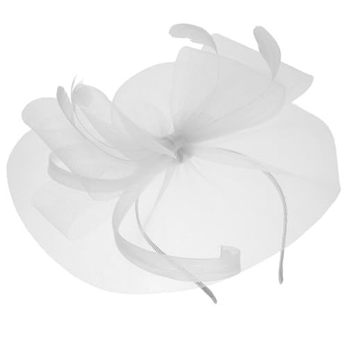 SAFIGLE Fascinator Haarband Für Damen Mit Verstellbarem Kopfband Eleganter Netzstoff Und -design Für Hochzeiten Tea Parties Und Besondere Anlässe von SAFIGLE