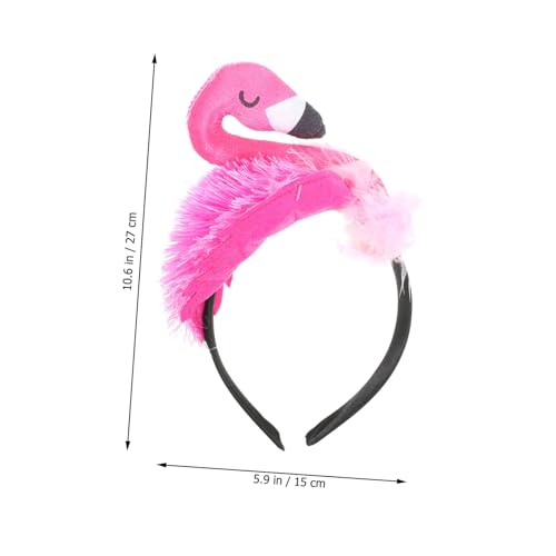 SAFIGLE Flamingo Haarreif Haarschmuck Party Cosplay Geburtstag Performance Zubehör für Mädchen Teens und Junge Mädchen von SAFIGLE