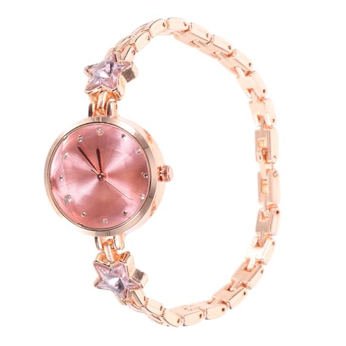 SAFIGLE Frauen schauen zu damenarmbanduhren rosa Armbandlänge cm pink zarte Uhr Mädchen sehen Damenuhren Quartz Uhr Handgelenk Zubehör wasserdicht Anschauen schmücken Quarzuhren Fräulein von SAFIGLE