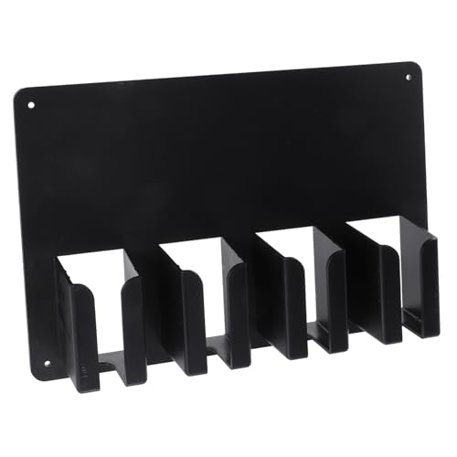 SAFIGLE Friseur Kammsperrholz -lagerregal Ständer Für Haarschneider Clipper -speicherregal Halter Für Haarspangen Clipper-organizer Haarschneidemaschine Wandhalterung Schwarz von SAFIGLE