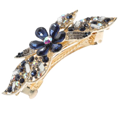 SAFIGLE Frühlings Haarspange Damen Mit Strassblume Elegante Haaraccessoire Haarklammer Für Ponytails Und Hochsteckfrisuren Dekorativ Und Robust Zartes Design Für Jeden Anlass von SAFIGLE