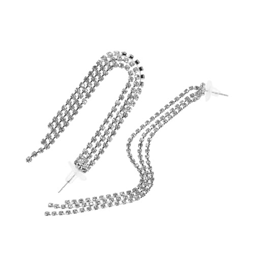 SAFIGLE Funkelnde Strass Drop Ohrringe für Hochzeiten Proms und Partys Eleganter Statement Schmuck SAFIGLE Funkelnde Strass Drop Ohrringe für Hochzeiten Proms und Partys Eleganter Statement Schmuck von SAFIGLE