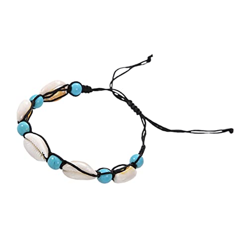 SAFIGLE Ethnische Fußkette Fußkettchen Muschel-fußkette Für Frauen Kreative Mode-fußkette von SAFIGLE