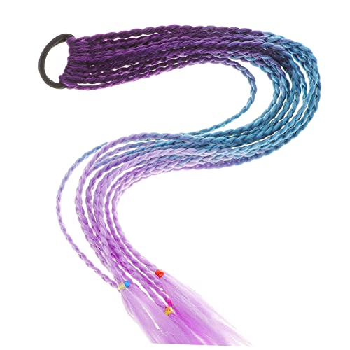 SAFIGLE Geflochtene Haargummis Für Junge Mädchen Bunte Synthetische Haarverlängerungen Für Zöpfe Ponytail-extensions Und Haarschmuck Für Alltag Und Cosplay SAFIGLE Geflochtene Haargummis Für Junge Mädchen Bunte Synthetische Haarverlängerungen Für Zöpfe Ponytail-extensions Und Haarschmuck Für Alltag Und Cosplay von SAFIGLE