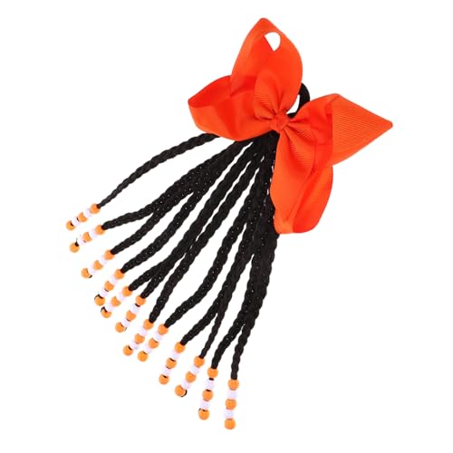 SAFIGLE Geflochtene Pferdeschwanzverlängerung Für Mädchen Perlenperücke Synthetische Haarteil Geflochtener Pferdeschwanz Haarverlängerung Für Alltag Und Partys von SAFIGLE