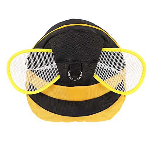 SAFIGLE Gelber Mit Anti-Verlust-Funktion Und Zugseil Junge Mädchen-Schultasche Für Schule Und Kita Verstellbare Träger Und Reißverschluss Für Sichere Aufbewahrung von SAFIGLE