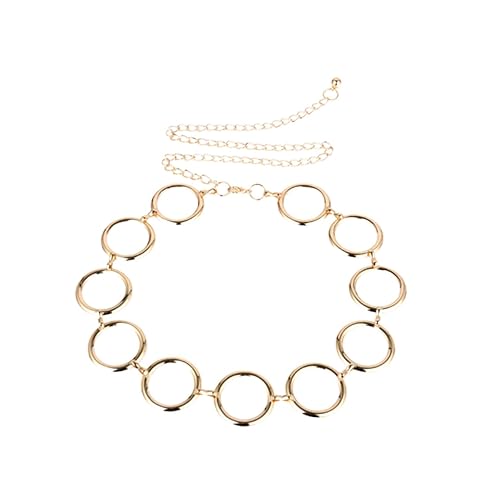 SAFIGLE Geometrische Körperkette Metall Trendige Taillenkette für Damen Vielseitiger Modischer Gürtel für Besondere Anlässe und Alltag von SAFIGLE