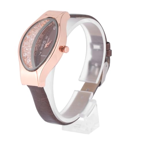 SAFIGLE Stylische Damen-Armbanduhr Mit Quarzwerk Kreative -Design Edle Sanduhr- Braun Perfektes Geburtstag Für von SAFIGLE