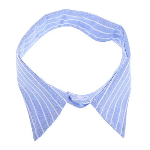 SAFIGLE Gestreifter Falscher Kragen, Abnehmbarer Halbkragen, Hemd, Falsche Halbbluse Für Mädchen Und Frauen, Weibliche Blusen, Pullover Und Hemden, Dame von SAFIGLE